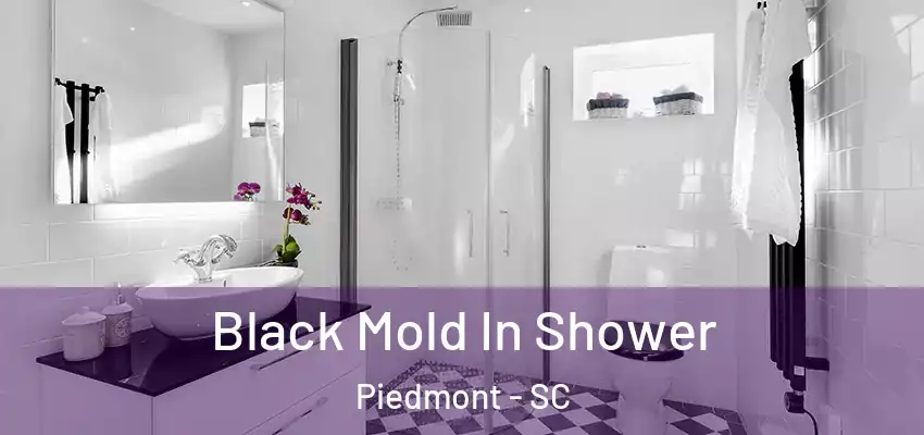  Black Mold In Shower Piedmont - SC